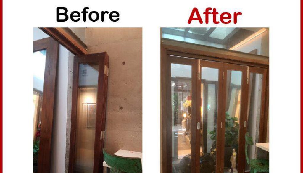 Fix Back Kitchen Folding Door