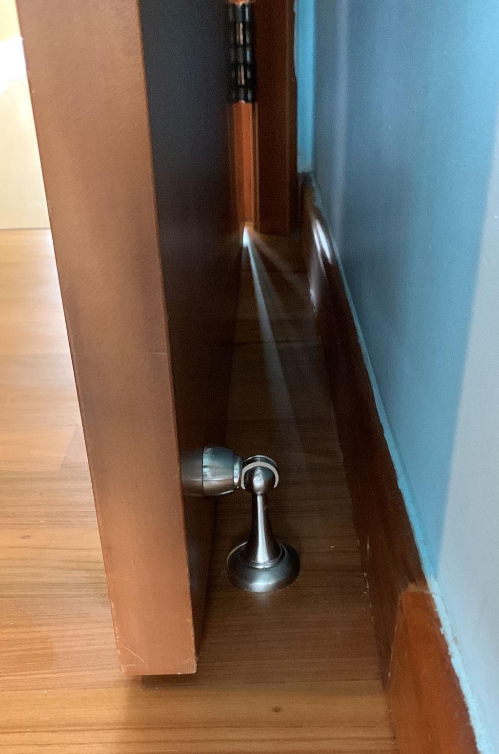 Magnetic Door Stopper Installation At Bayshore Road