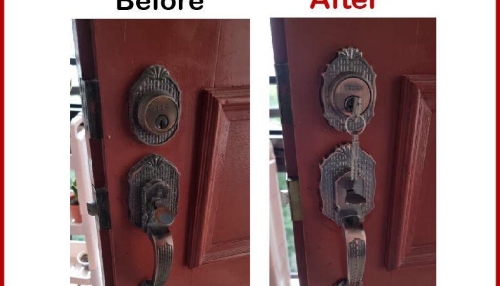 Main Door Lock Replacement At Rivervale 1