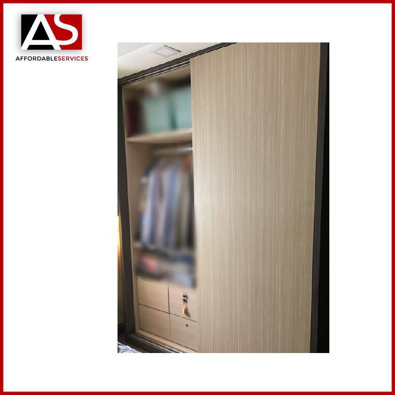Wardrobe Sliding Door Roller & Track Replacement At Edgefield