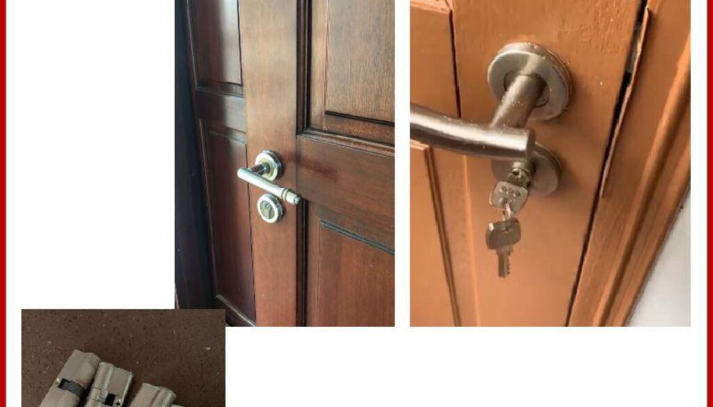 Door Lock Cylinder Replacement At Tanglin Road