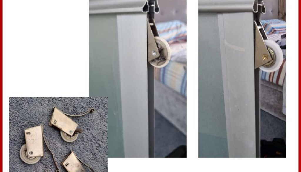 Wardrobe Sliding Door Roller Replacement In Tampines