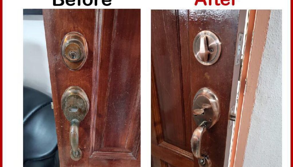 Wooden Door Lock Replacement In Jurong