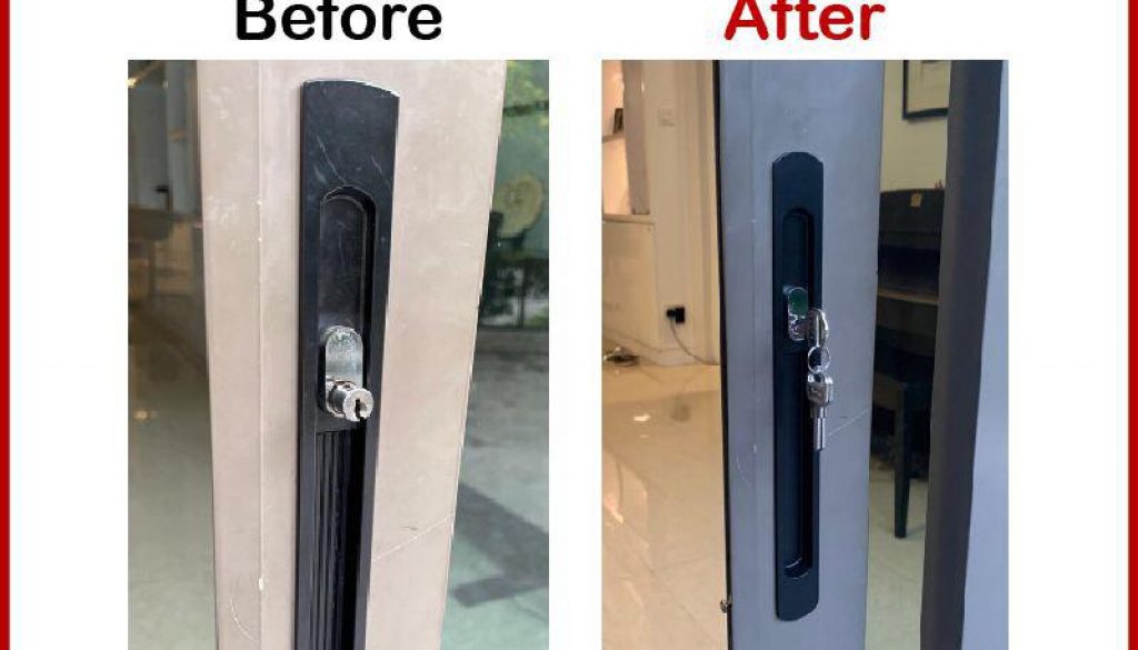 Sliding Door Lock Replacement
