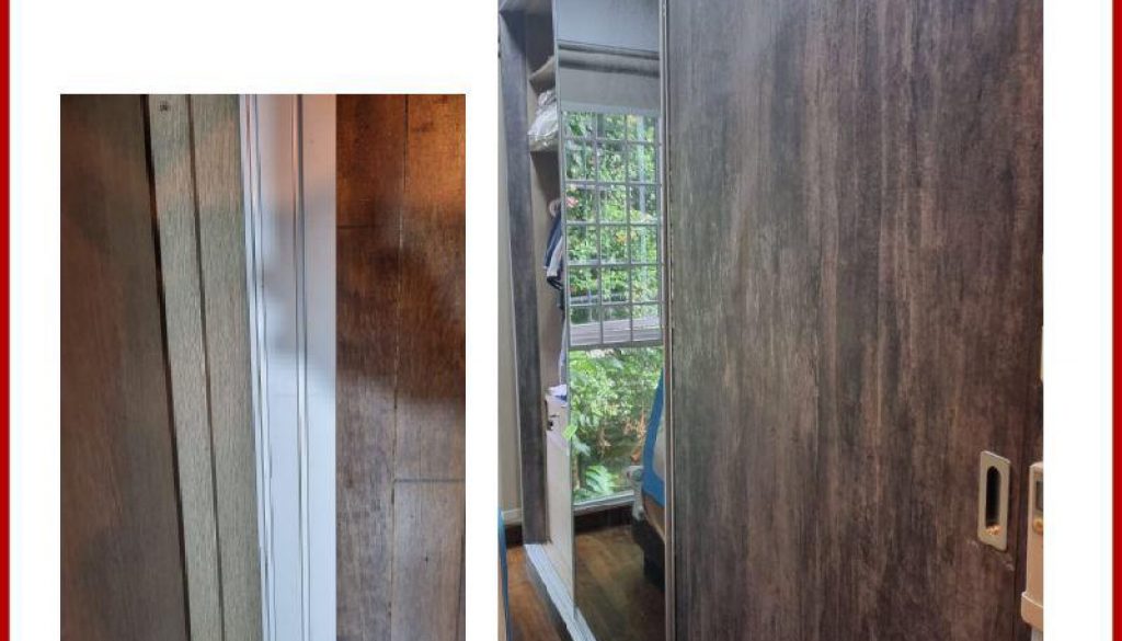 Wardrobe sliding Door Roller & Track Replacement