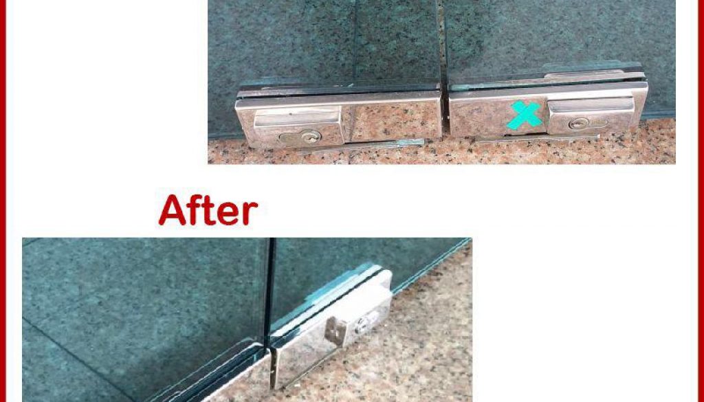 Glass Door Lock Replacement
