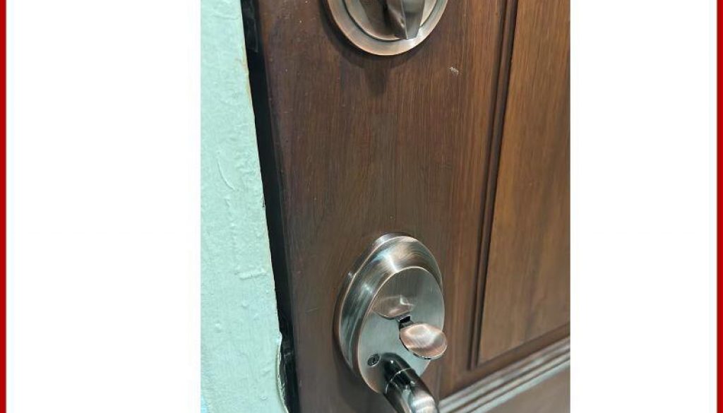 Main Door Lock Replacement